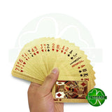Baraja De Póker Cartas Doradas De Lujo
