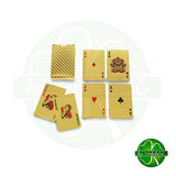 Baraja De Póker Cartas Doradas De Lujo