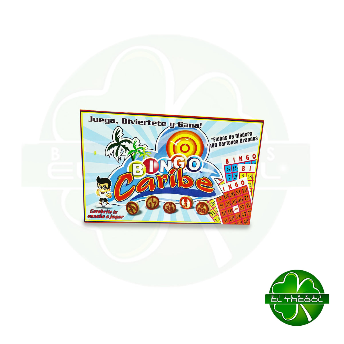 Bingo Caribe x 100 Tablas Cartón