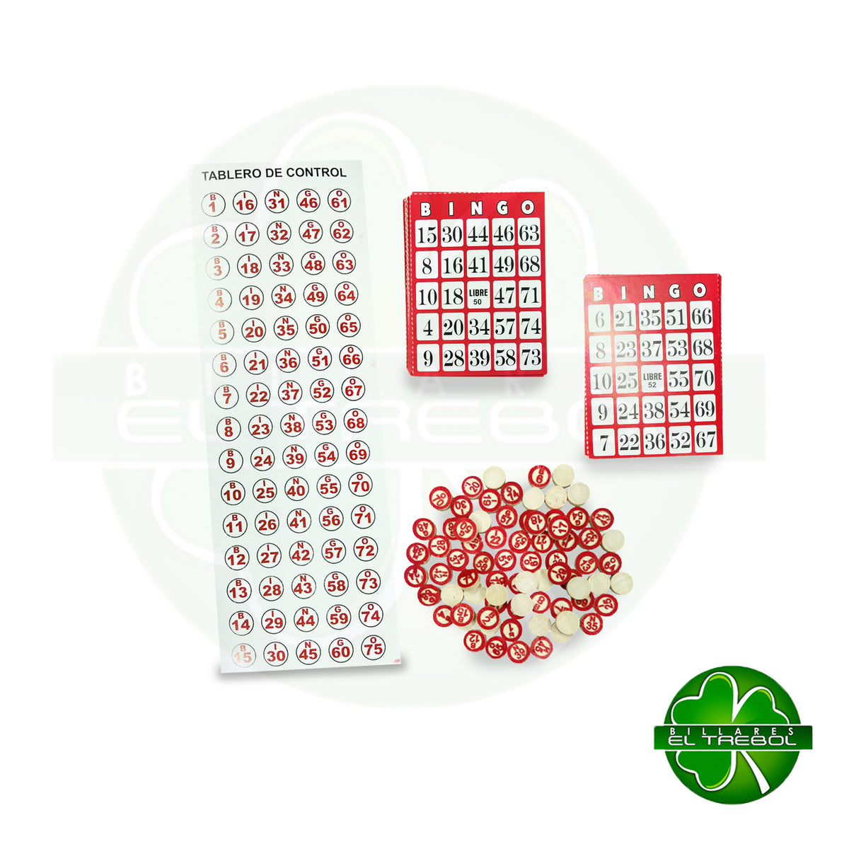 Bingo Caribe x 100 Tablas Cartón