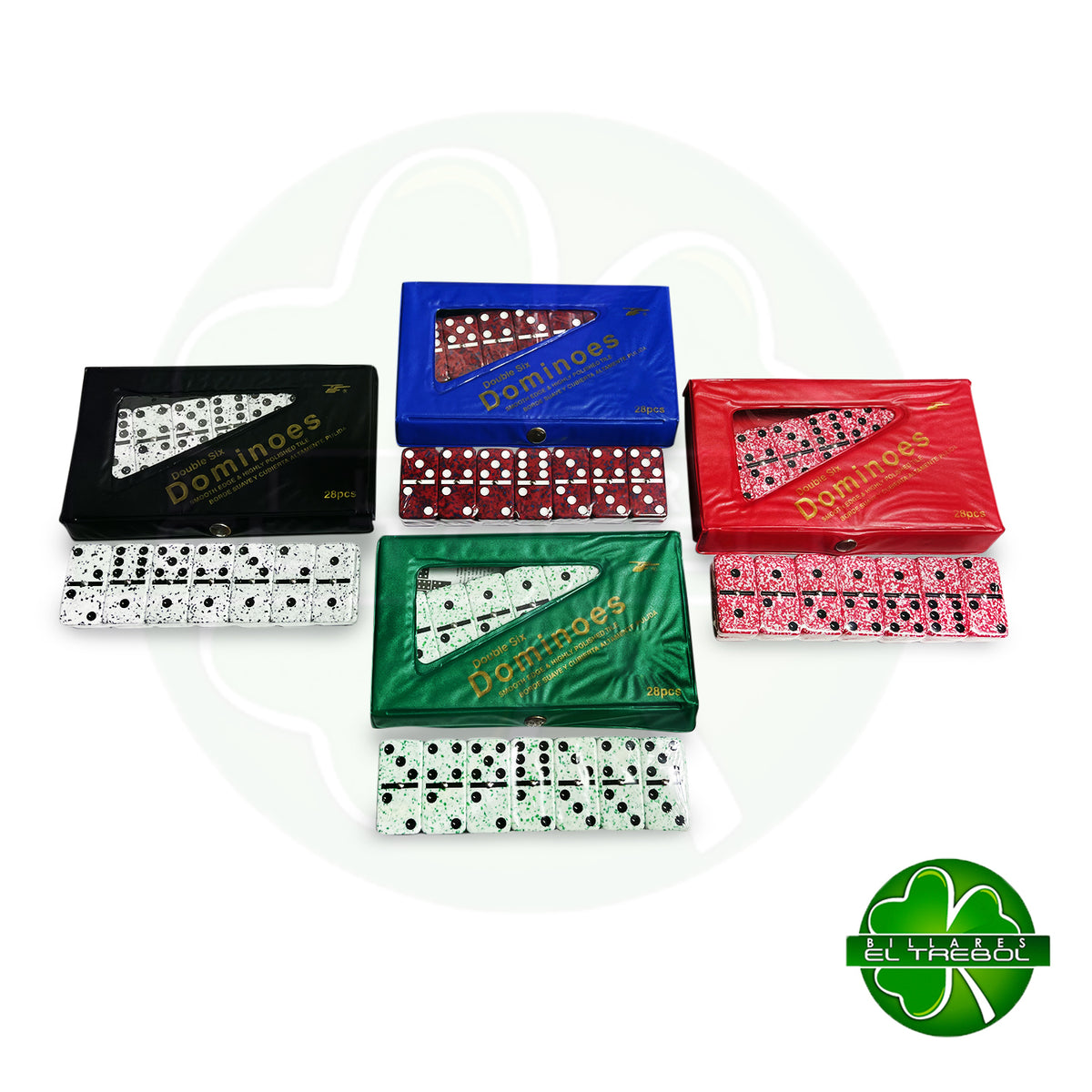 Domino Jaspeado Mediano - Calibre 8mm