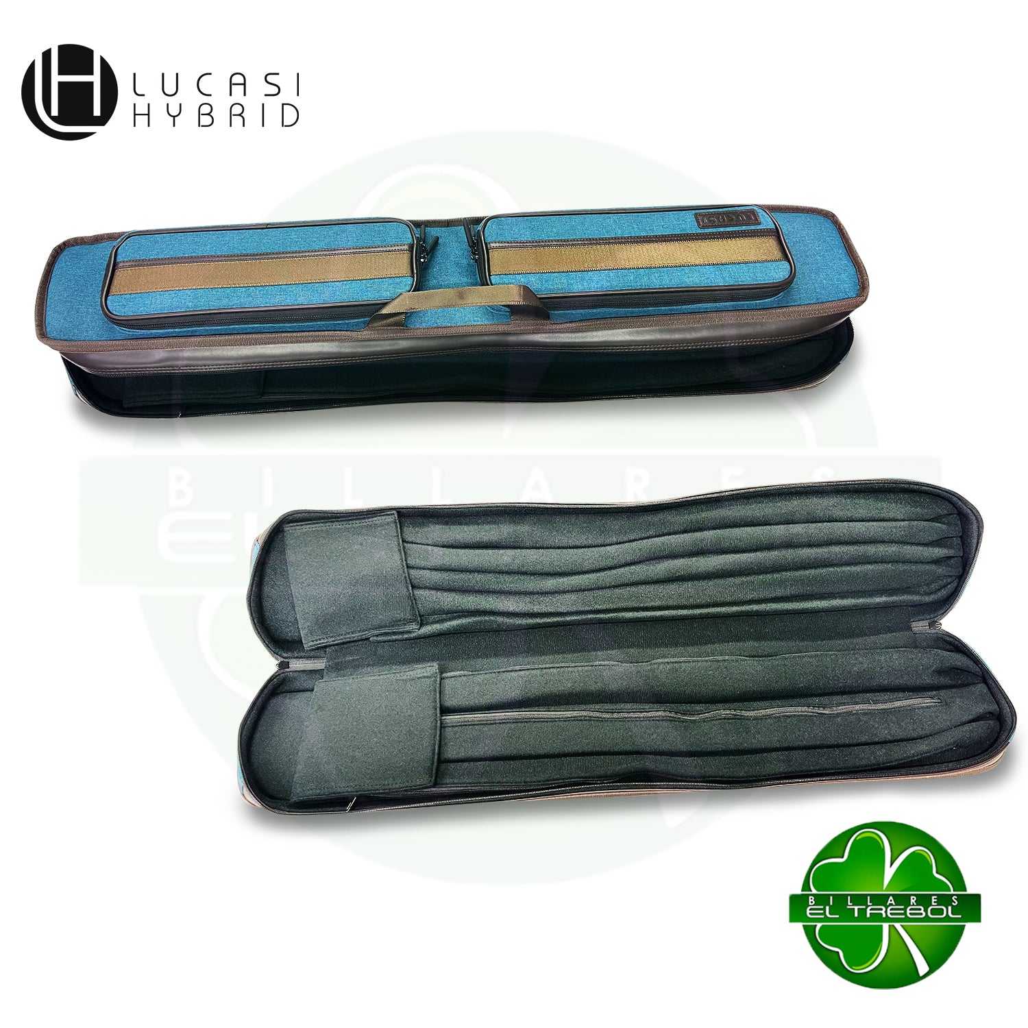 Estuche Lucasi Blando Nylon Azul