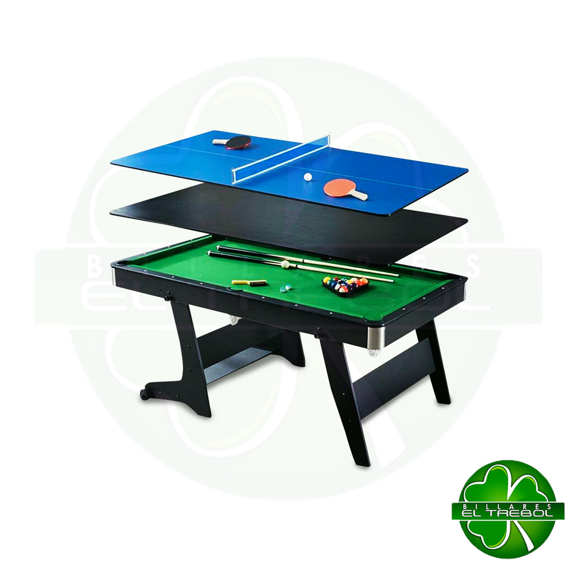 Mesa MiniPool Mediano 5FT Plegable 3 En 1