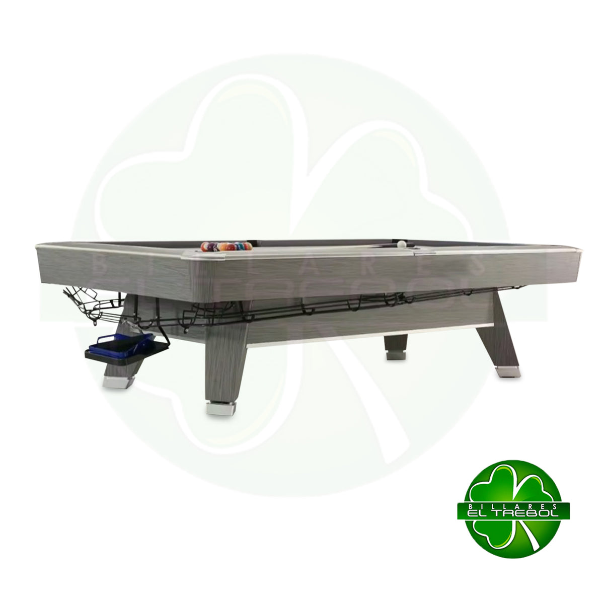 Mesa de Billar - Pool Lujo (8FT) Gris