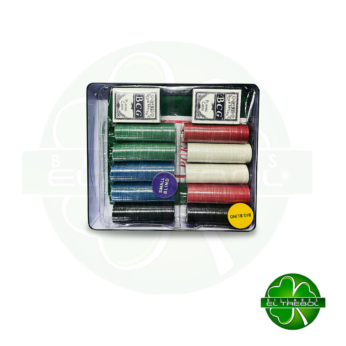 Set Póker Chips Numerada 500 Fichas