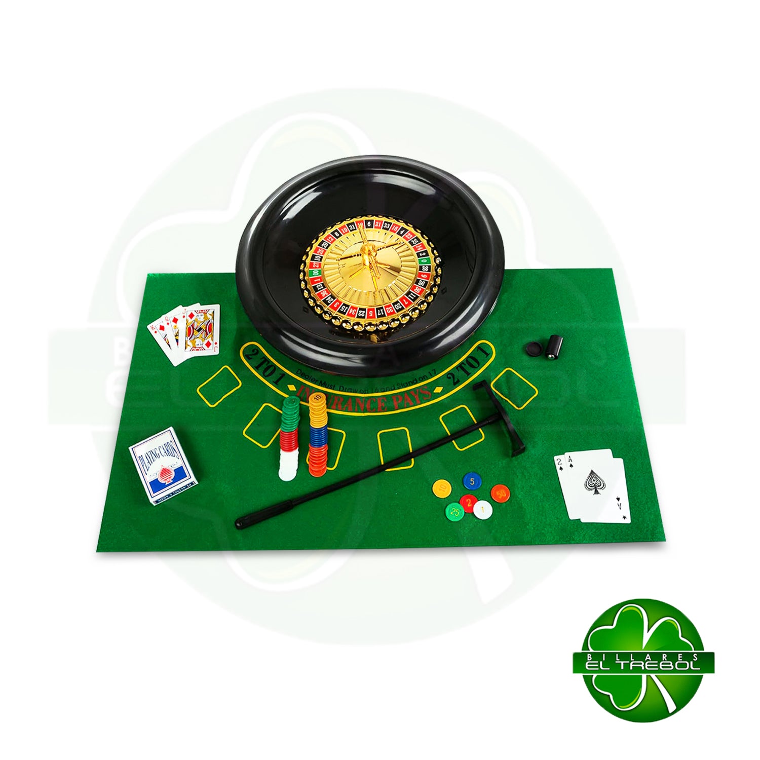 Ruleta de Casino de 16 Pulgadas Metálica