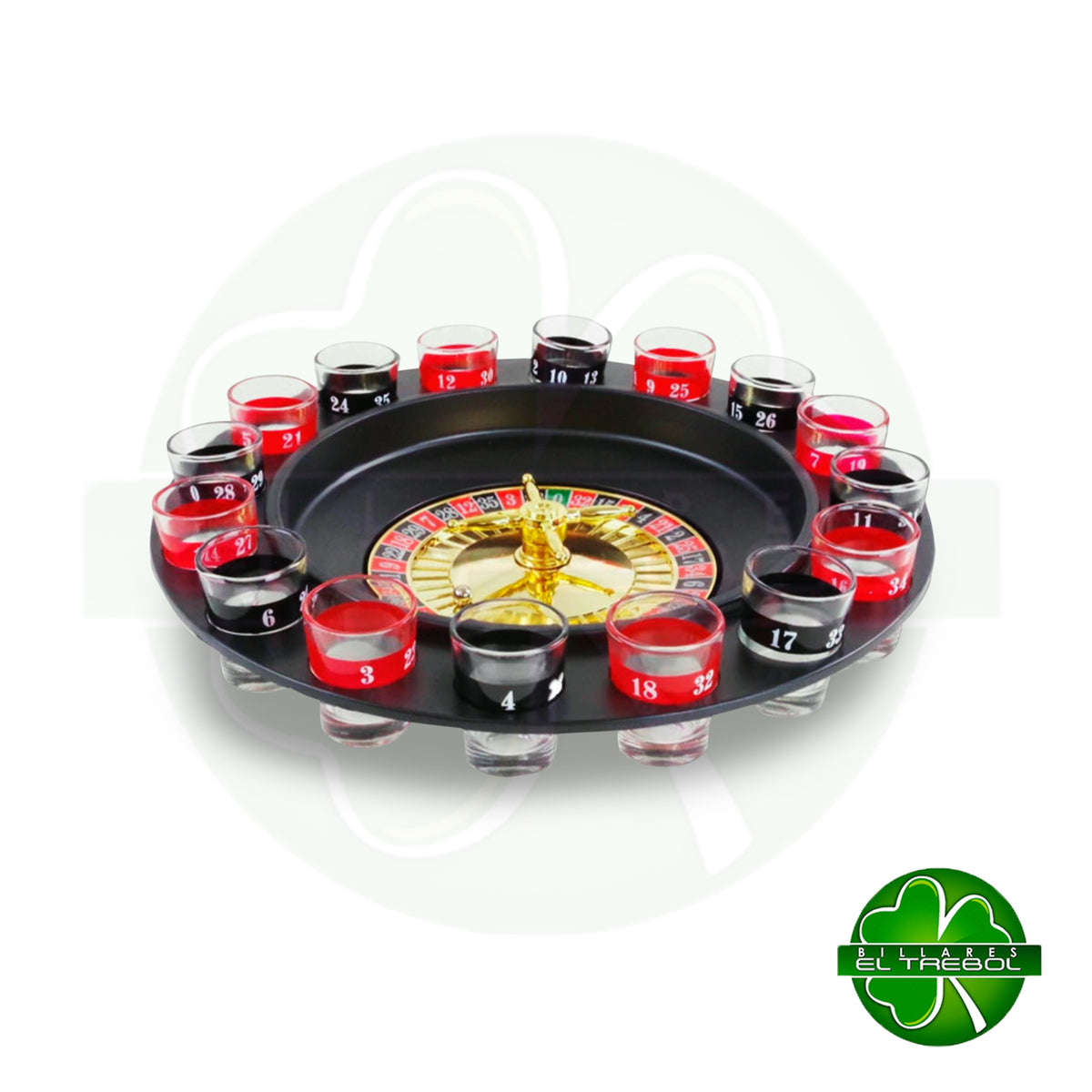 Ruleta de Tragos Shots con Copas