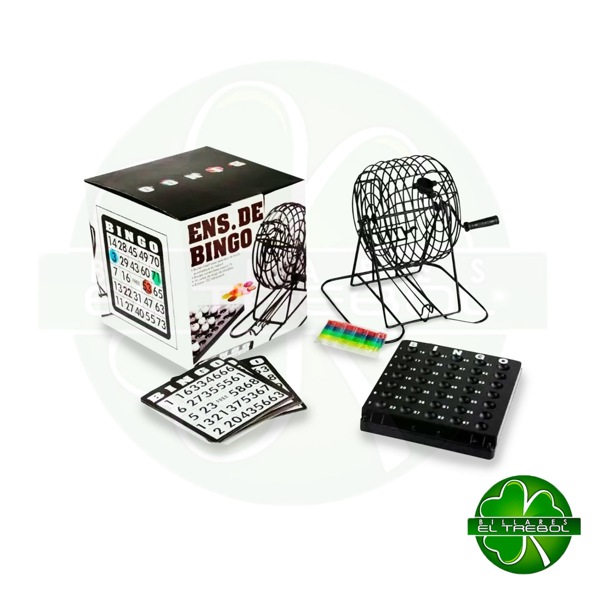Bingo Balotera Metálica Tradición