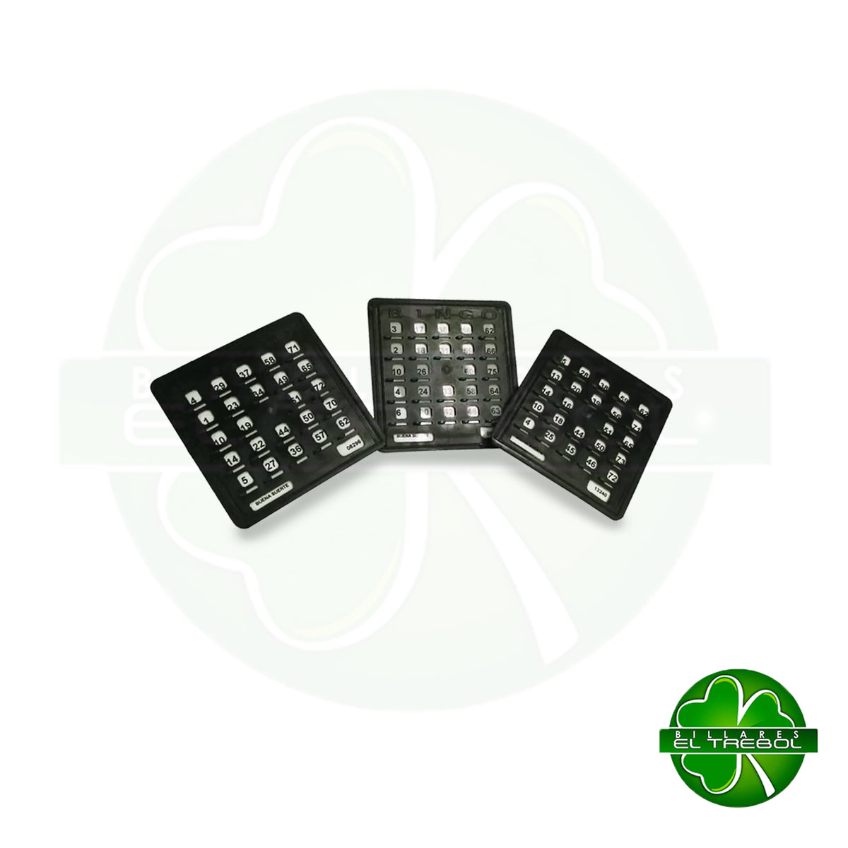 Tablas De Bingo Plástica Corrediza - Paquete x 20 Unidades