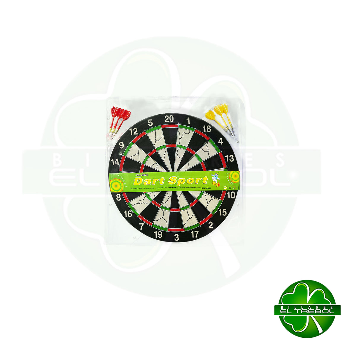 Tablero Dardo Estuche Transparente 15"