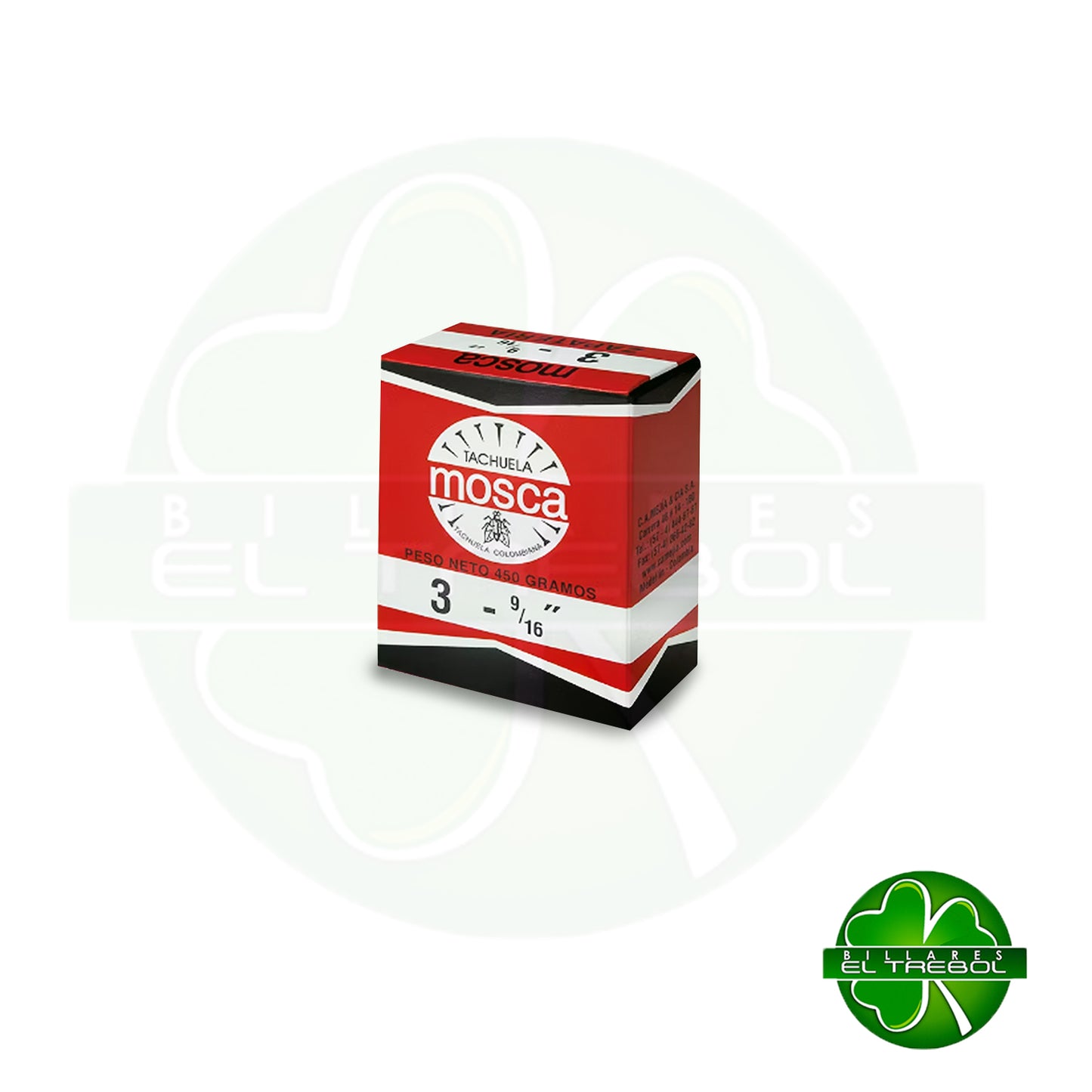 Tachuela para Billar Caja