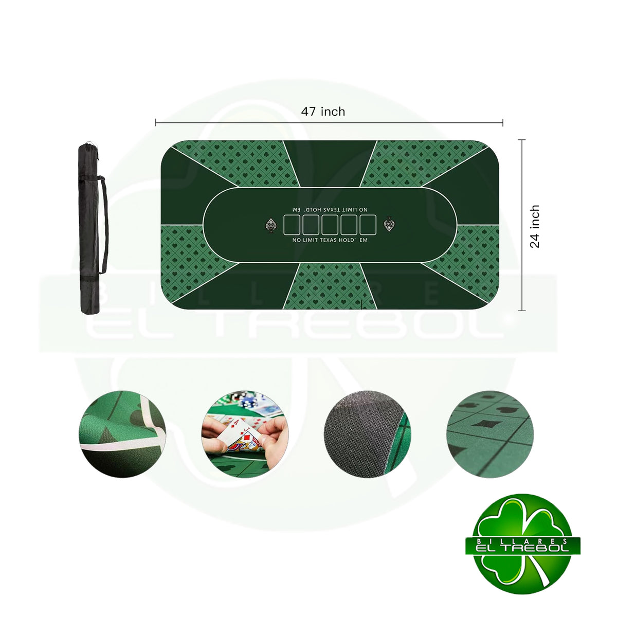 Tapete Póker Texas Holdem