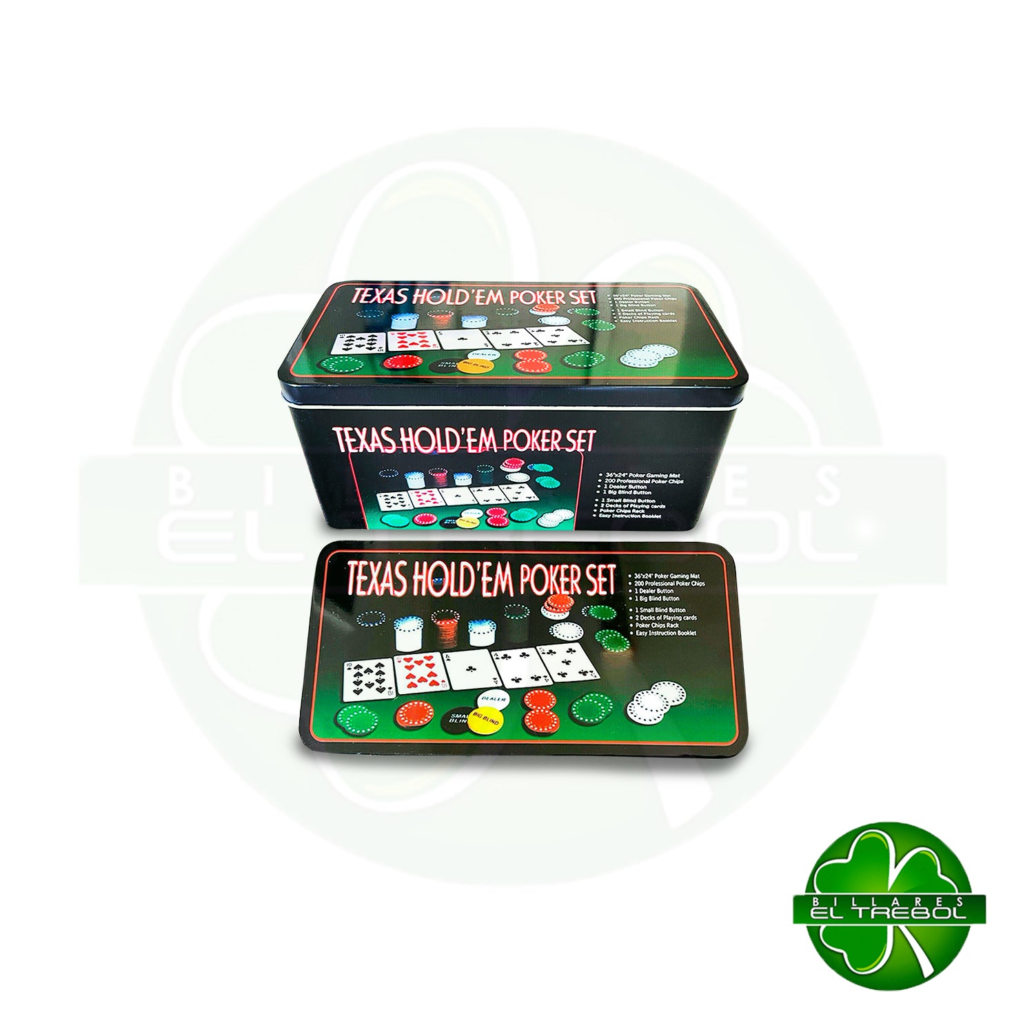 Set Póker Texas Hold Enumerada 200 Fichas (HD4154)