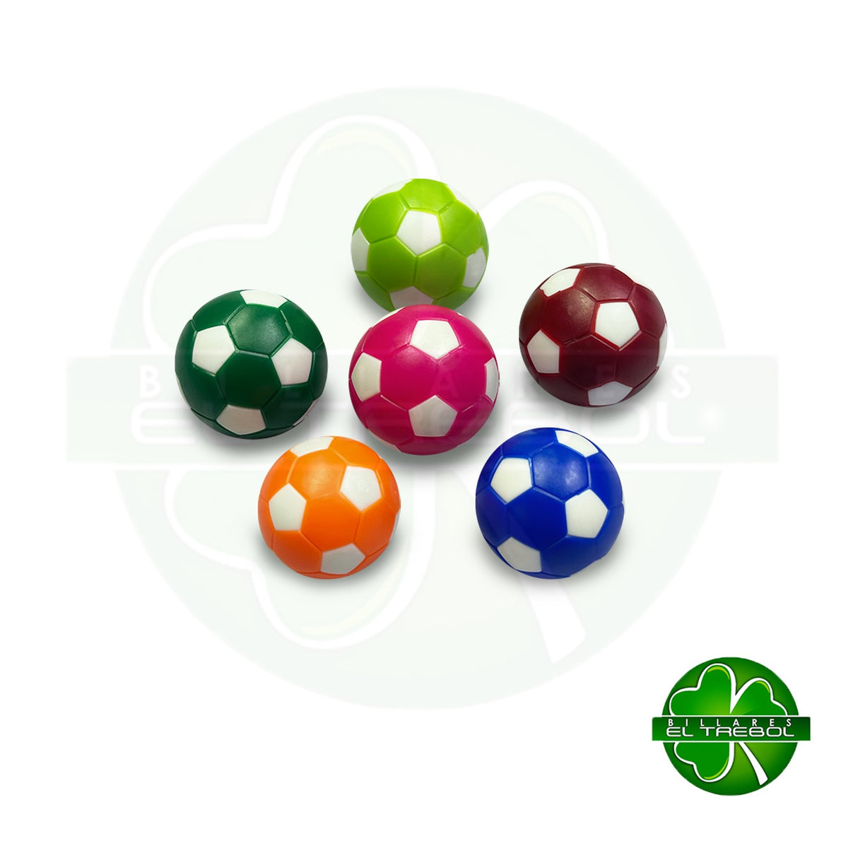 Pelota Futbolín Importada Colores